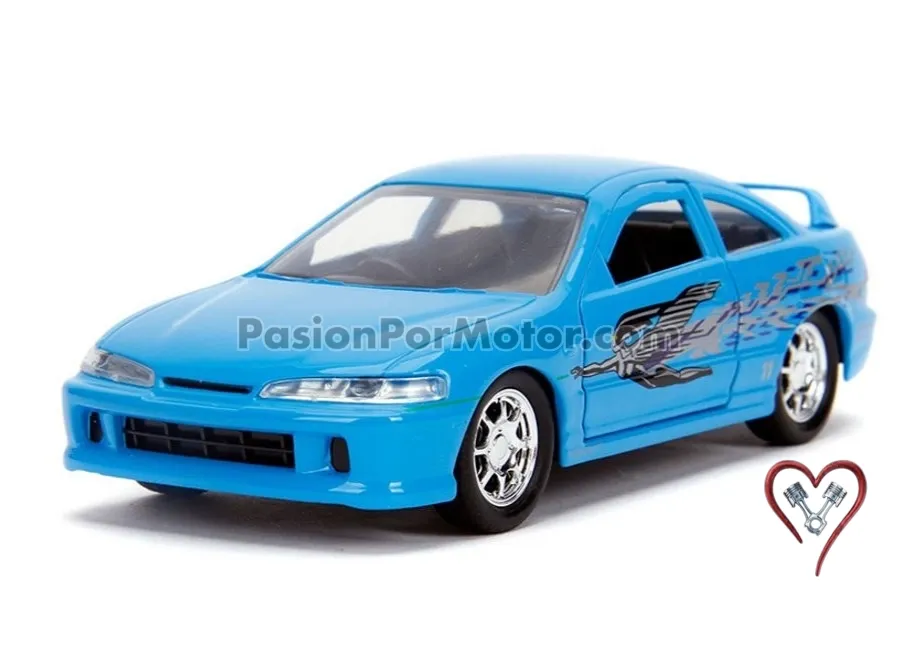 5 Pulgadas / 1:32 Honda Integra Coupe Type-R Japanese Spec 1995 Mia´s Azul c Graficos Rapido y Furioso 1 JADA TOYS Acura 01791 5 Pulgadas / 1:32 Honda Integra Coupe Type-R Japanese Spec 1995 Mia´s Azul c Graficos Rapido y Furioso 1 JADA TOYS Acura 01791