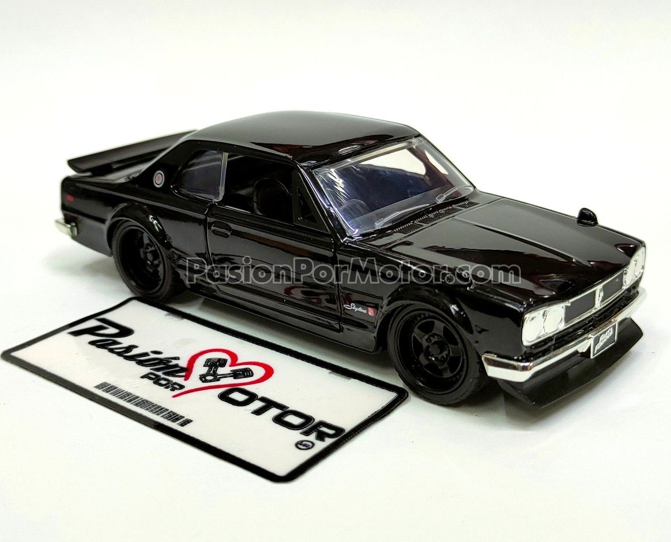 5 Pulgadas / 1:32 Nissan Skyline 2000 GT-R KPGC10 Coupe Brian´s 1971 Negro Rapido y Furioso 5 JADA TOYS 01789