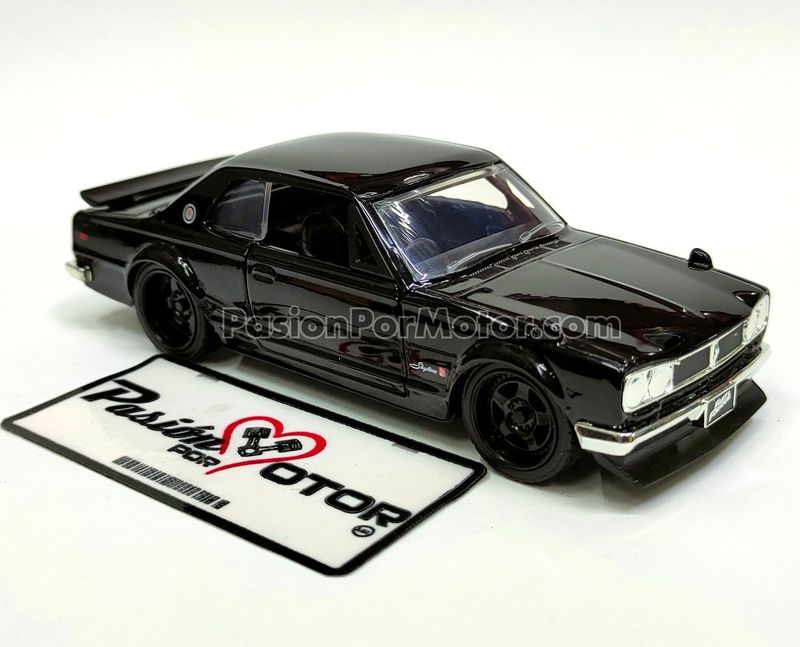 5 Pulgadas / 1:32 Nissan Skyline 2000 GT-R KPGC10 Coupe Brian´s 1971 Negro Rapido y Furioso 5 JADA TOYS 01789 5 Pulgadas / 1:32 Nissan Skyline 2000 GT-R KPGC10 Coupe Brian´s 1971 Negro Rapido y Furioso 5 JADA TOYS 01789