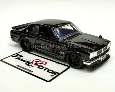 5 Pulgadas / 1:32 Nissan Skyline 2000 GT-R KPGC10 Coupe Brian´s 1971 Negro Rapido y Furioso 5 JADA TOYS 01789