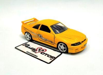 5 Pulgadas / 1:35 Nissan Skyline GT-R (BCNR33) Coupe Leon´s 1995 Amarillo Rapido y Furioso 1 JADA TOYS 1:32 02047 5 Pulgadas / 1:35 Nissan Skyline GT-R (BCNR33) Coupe Leon´s 1995 Amarillo Rapido y Furioso 1 JADA TOYS 1:32 02047