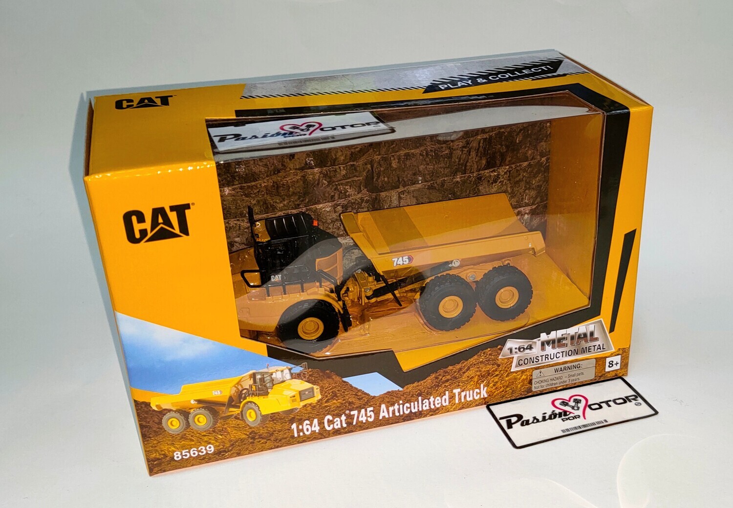 1:64 Caterpillar 745 Camión Articulado DIE CAST MASTERS 1:64 Caterpillar 745 Camión Articulado DIE CAST MASTERS