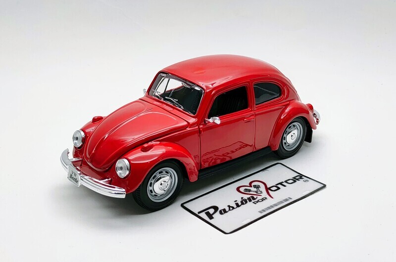 1:25 Volkswagen Beetle 1303 1972 Rojo MAISTO Special Edition Vocho 1:24