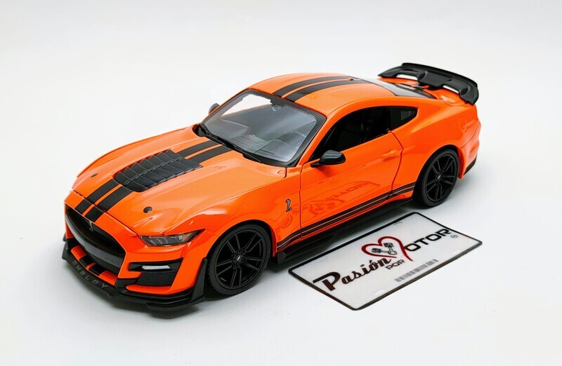 1:24 Ford Mustang Shelby GT500 2020 Coupe Naranja MAISTO Special Edition 02348