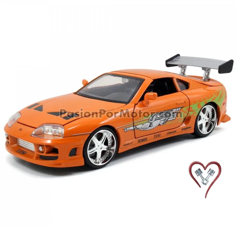 1:24 Toyota Supra A80 MK4 1995 Naranja Brian's Rapido y Furioso 1 JADA TOYS 02405 1:24 Toyota Supra A80 MK4 1995 Naranja Brian's Rapido y Furioso 1 JADA TOYS 02405