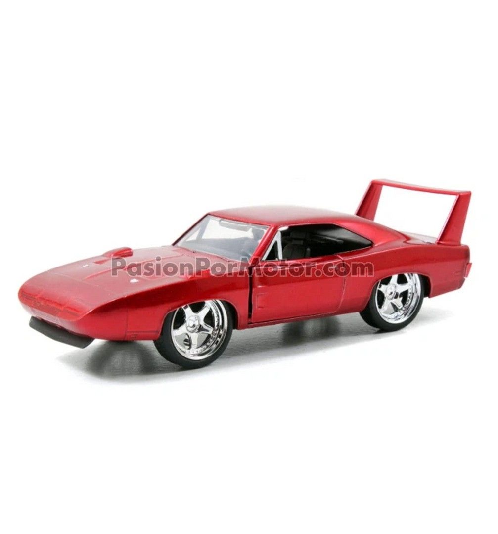 5 Pulgadas / 1:45 Dodge Charger Daytona 1969 Rojo Candy Dom´s Toretto Rapido y Furioso 6 JADA TOYS 02428