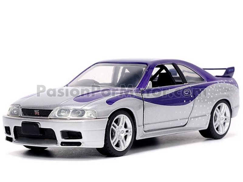 5 Pulgadas / 1:35 Nissan Skyline GT-R (BCNR33) Coupe 1995 Purpura Rapido y Furioso 3 Tokyo Drift JADA TOYS 1:32 02522 5 Pulgadas / 1:35 Nissan Skyline GT-R (BCNR33) Coupe 1995 Purpura Rapido y Furioso 3 Tokyo Drift JADA TOYS 1:32 02522
