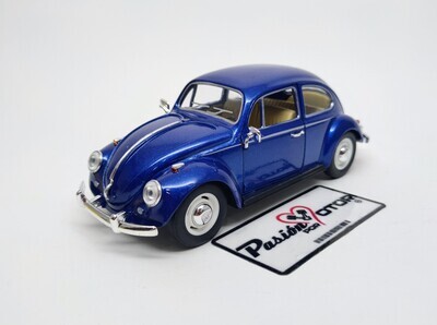 1:24 Volkswagen Beetle Sedan 1967 Classic Azul Marino KINSMART En Display a Granel 02687 1:24 Volkswagen Beetle Sedan 1967 Classic Azul Marino KINSMART En Display a Granel 02687