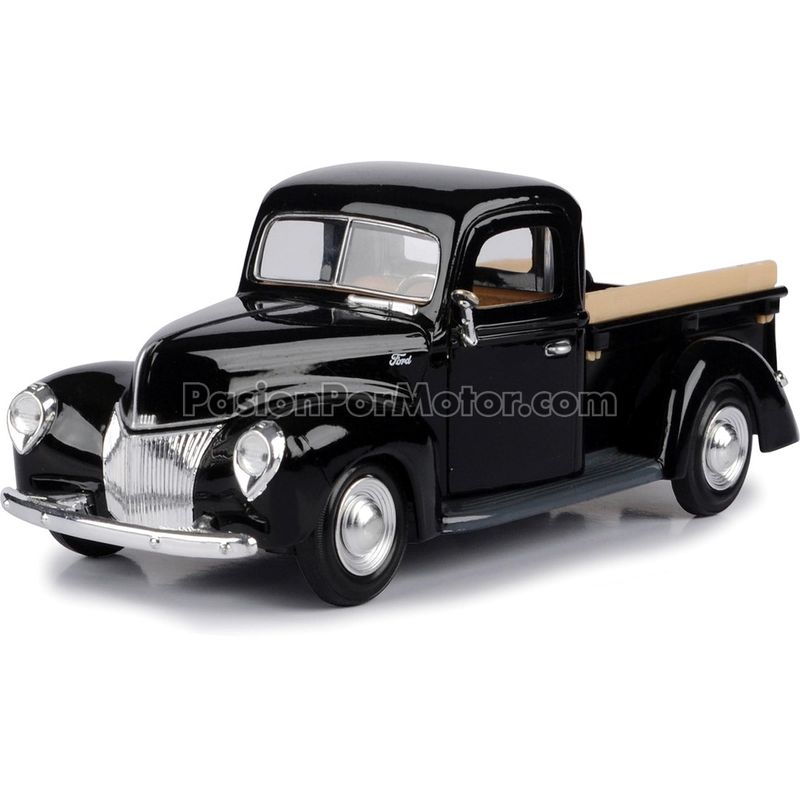1:24 Ford Pick Up 1940 Negro MOTOR MAX Timeless Legends 02701