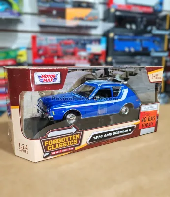 1:24 AMC Gremlin X 1974 Azul MOTOR MAX Forgotten Classics 02726 1:24 AMC Gremlin X 1974 Azul MOTOR MAX Forgotten Classics 02726