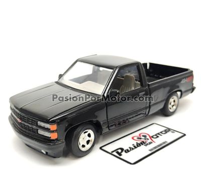 1:24 Chevrolet Pick Up 454 SS 1992 Negro Brillante MOTOR MAX Silverado Cheyenne 02536 1:24 Chevrolet Pick Up 454 SS 1992 Negro Brillante MOTOR MAX Silverado Cheyenne 02536