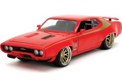 1:24 Plymouth GTX Coupe 1972 Custom Rojo JADA TOYS Big Time Muscle 02909 1:24 Plymouth GTX Coupe 1972 Custom Rojo JADA TOYS Big Time Muscle 02909