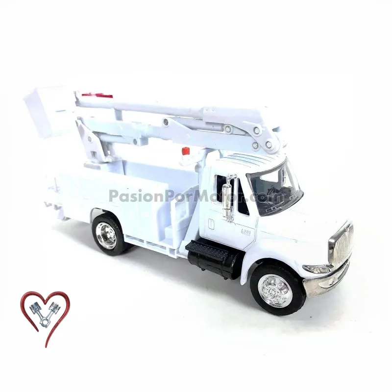 1:43 International 4200 Durastar 2001 Con Canastilla Mantenimiento de Líneas Blanco NEW RAY Cia de Luz 02923 1:43 International 4200 Durastar 2001 Con Canastilla Mantenimiento de Líneas Blanco NEW RAY Cia de Luz 02923
