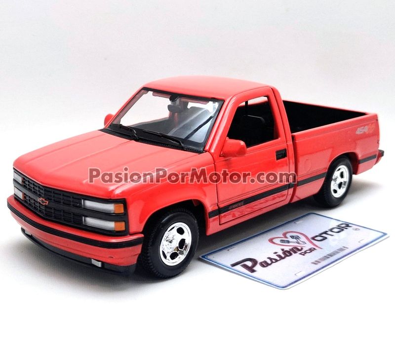 1:24 Chevrolet 454 SS Pick Up 1993 Rojo Brillante MAISTO Special Edition 03000
