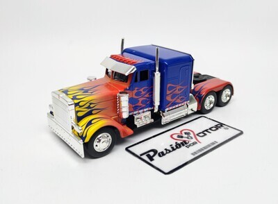 5 Pulgadas / 1:55 Peterbilt Model 379 1992 Optimus Prime Autobot JADA TOYS Transformers 2007 Cabina Tractocamion 5 Pulgadas / 1:55 Peterbilt Model 379 1992 Optimus Prime Autobot JADA TOYS Transformers 2007 Cabina Tractocamion