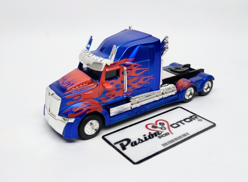 5 Pulgadas / 1:55 Western Star 5700 XE Phantom 2015 Optimus Prime Autobot Cabina Tractocamion JADA TOYS Transformers