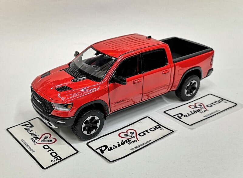1:27 Ram 1500 Crew Cab Pick Up Rebel 2019 Rojo MOTOR MAX 1:24 03150 1:27 Ram 1500 Crew Cab Pick Up Rebel 2019 Rojo MOTOR MAX 1:24 03150