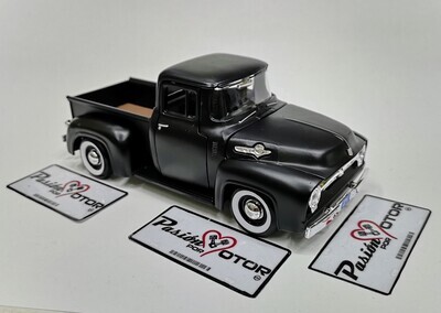 1:24 Ford F-100 Pick Up 1956 Negro Mate MOTOR MAX 03209 1:24 Ford F-100 Pick Up 1956 Negro Mate MOTOR MAX 03209