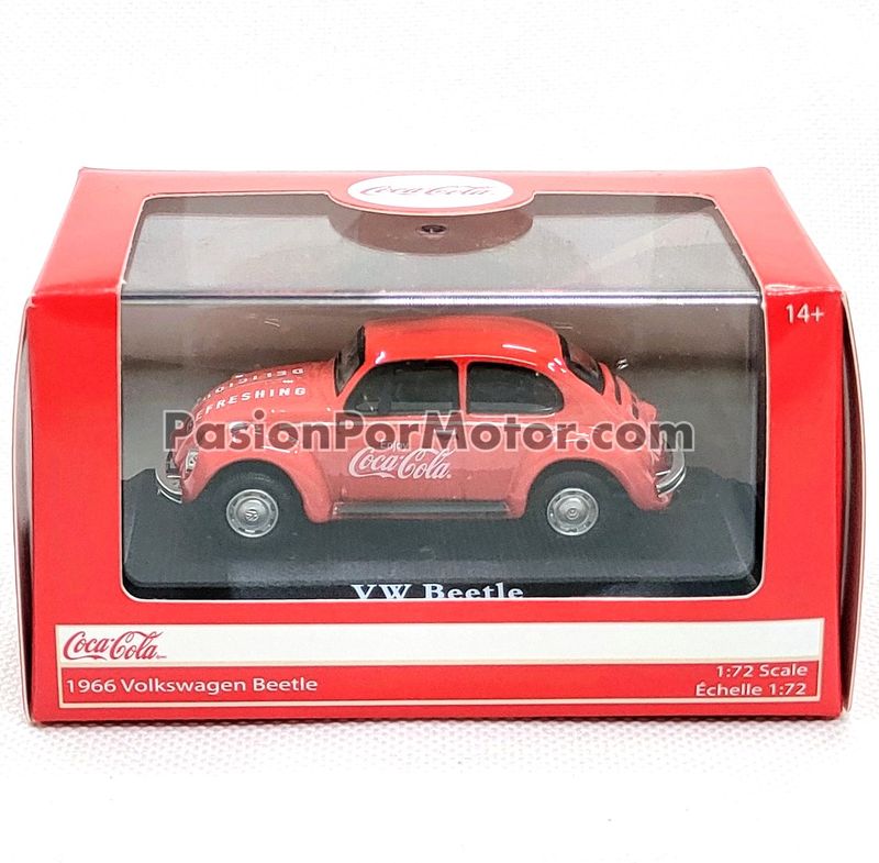 1:72 Volkswagen Beetle Sedan 1966 Rojo Coca Cola MOTOR CITY CLASSICS 1:72 Volkswagen Beetle Sedan 1966 Rojo Coca Cola MOTOR CITY CLASSICS