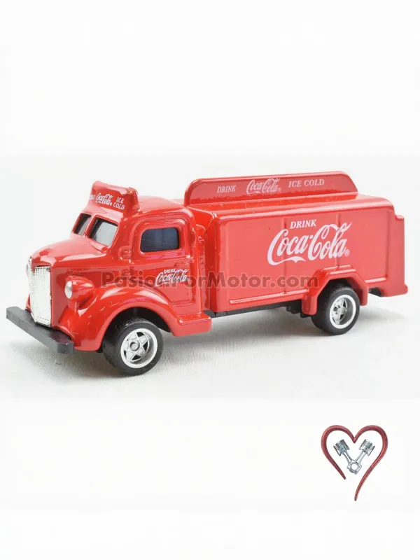 1:87 Coca Cola Bottle Truck / Camión Repartidor de Bebidas 1947 Rojo MOTOR CITY CLASSICS 03538