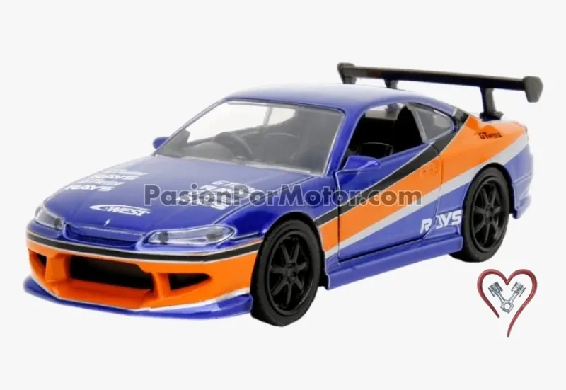 5 Pulgadas / 1:36 Nissan Silvia S15 Monalisa Han Rapido y Furioso 3 JADA TOYS 1:32 00223
