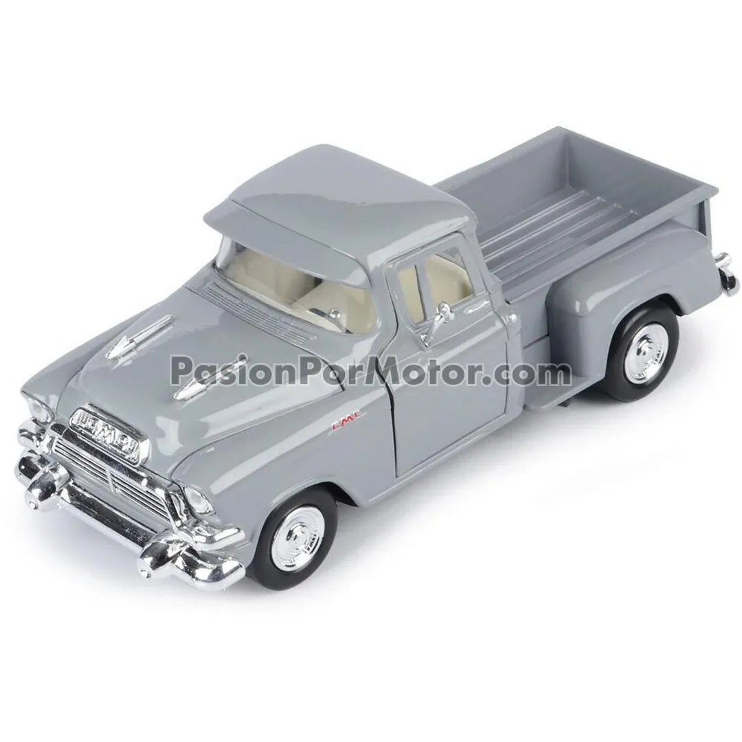 1:24 GMC Blue Chip 1957 Pick Up Gris MOTOR MAX Timeless Legends 00498 1:24 GMC Blue Chip 1957 Pick Up Gris MOTOR MAX Timeless Legends 00498