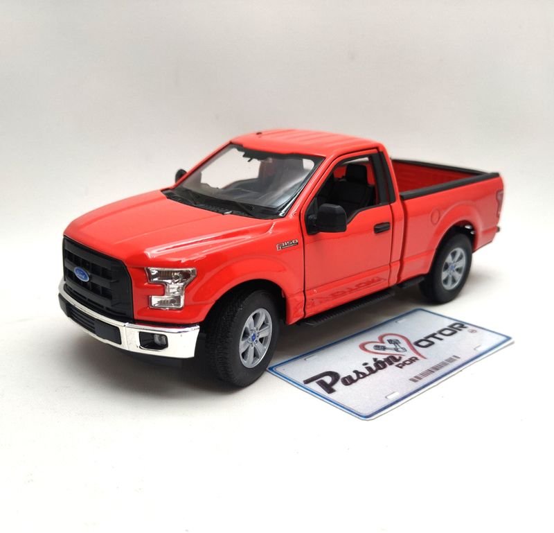 1:24 Ford F-150 Pick Up Regular Cab XL 2015 Rojo WELLY Nex 04027