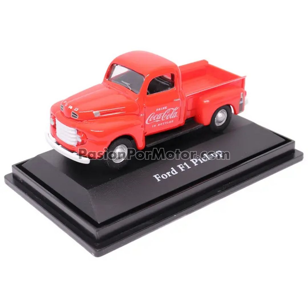 1:72 Ford F-1 Pick Up 1948 Rojo y Blanco Coca Cola MOTOR CITY CLASSICS 04103 1:72 Ford F-1 Pick Up 1948 Rojo y Blanco Coca Cola MOTOR CITY CLASSICS 04103