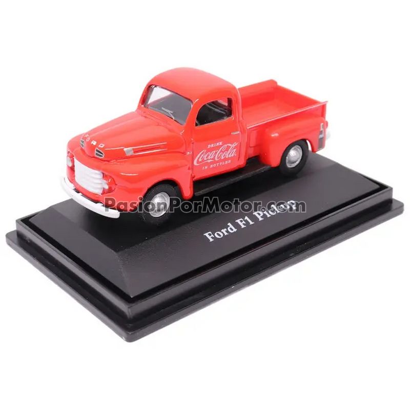 1:72 Ford F-1 Pick Up 1948 Rojo y Blanco Coca Cola MOTOR CITY CLASSICS 04103 1:72 Ford F-1 Pick Up 1948 Rojo y Blanco Coca Cola MOTOR CITY CLASSICS 04103