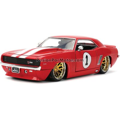 1:24 Chevrolet Camaro Z/28 1969 #1 Rojo Big Red Rapido y Furioso 4 JADA TOYS 04176