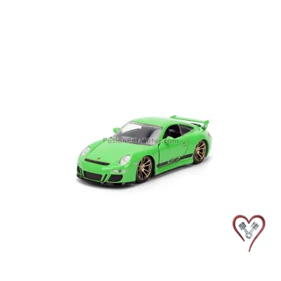 5 Pulgadas / 1:36 Porsche 911 (997) GT3 2007 Diogo Verde Rapido y Furioso X JADA TOYS 04281