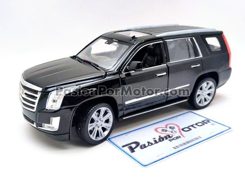 1:27 Cadillac Escalade SUV 2017 Negro WELLY 1:24 04298