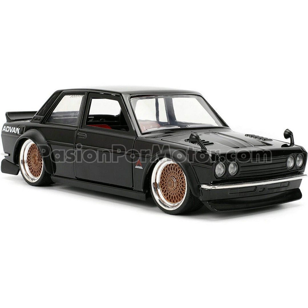 1:24 Datsun 510 Coupe 1973 Negro JADA TOYS JDM Tuners 1:24 Datsun 510 Coupe 1973 Negro JADA TOYS JDM Tuners