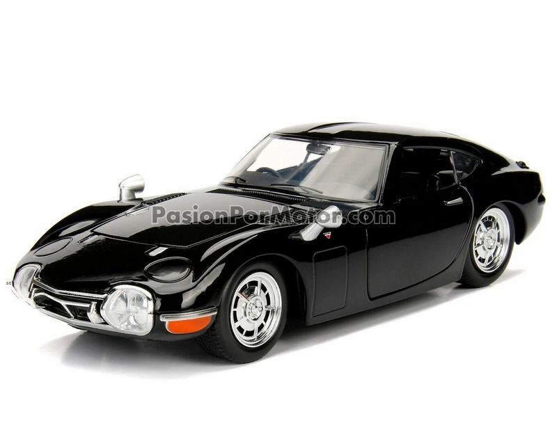 1:24 Toyota 2000 GT 1967 Negro JADA TOYS JDM Tuners Display a Granel 04454 1:24 Toyota 2000 GT 1967 Negro JADA TOYS JDM Tuners Display a Granel 04454
