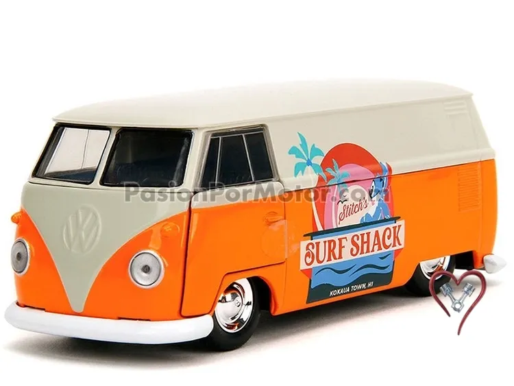 5 Pulgadas / 1:32 Volkswagen T1 Bus Panel 1961 Stitch - Disney JADA TOYS 04488 5 Pulgadas / 1:32 Volkswagen T1 Bus Panel 1961 Stitch - Disney JADA TOYS 04488