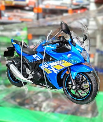 1:12 Suzuki GSX 250R 2023 Azul Con Luz y Sonido H1T 04674 1:12 Suzuki GSX 250R 2023 Azul Con Luz y Sonido H1T 04674