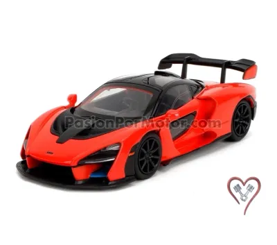 5 Pulgadas / 1:35 McLaren Senna 2019 Naranja Dekard Shaw Rapido y Furioso X JADA TOYS 1:32 04679