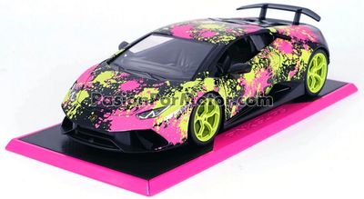 1:24 Lamborghini Huracan LP640-4 Performante Coupe 2017 JADA TOYS Pink Slips 04826