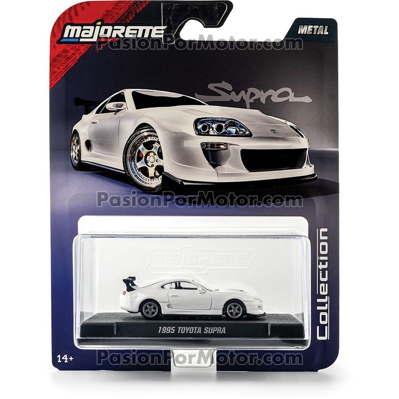1:64 Toyota Supra 1995 Blanco Collector Series MAJORETTE Metal Collection 04849