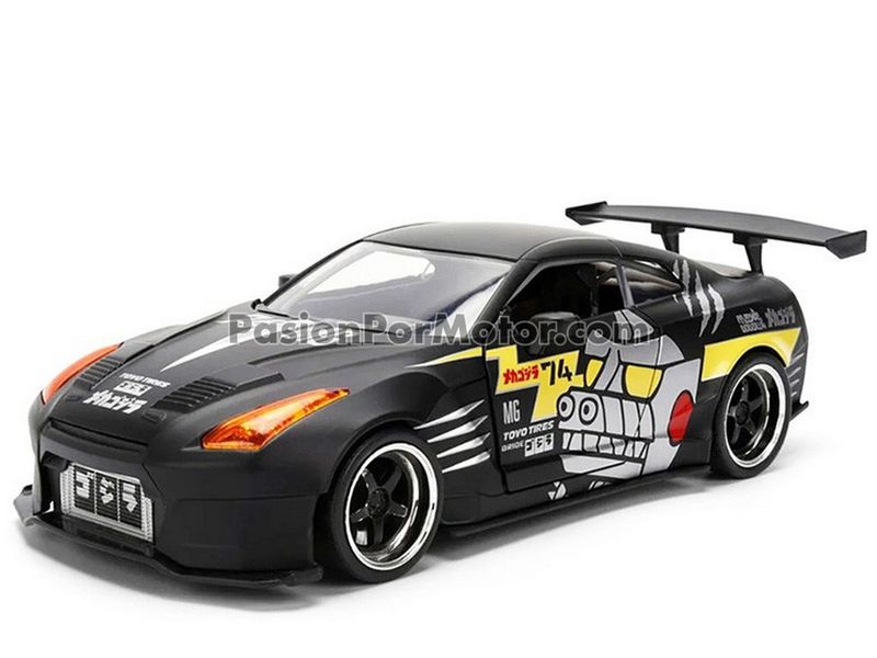 1:24 Nissan GT-R35 Ben Sopra 2009 Mecha Godzilla JADA TOYS Hollywood Rides 04869 1:24 Nissan GT-R35 Ben Sopra 2009 Mecha Godzilla JADA TOYS Hollywood Rides 04869