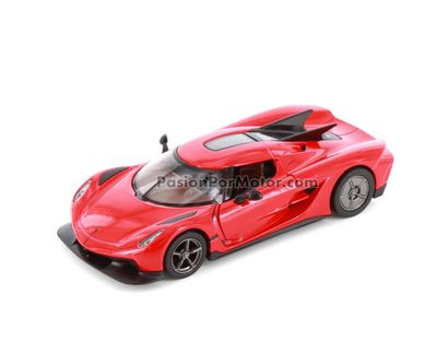5 Pulgadas / 1:36 Koenigsegg Jesko Absolut 2020 Rojo KINSMART En Display a Granel 04888 5 Pulgadas / 1:36 Koenigsegg Jesko Absolut 2020 Rojo KINSMART En Display a Granel 04888