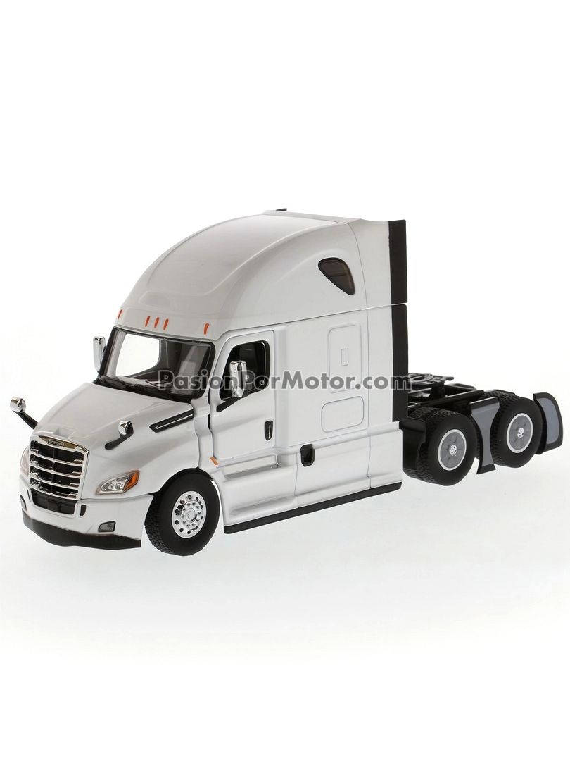 1:50 Freightliner New Cascadia BBC 72" RR Sleeper 128" Blanco DIE CAST MASTERS Transport Series 04900