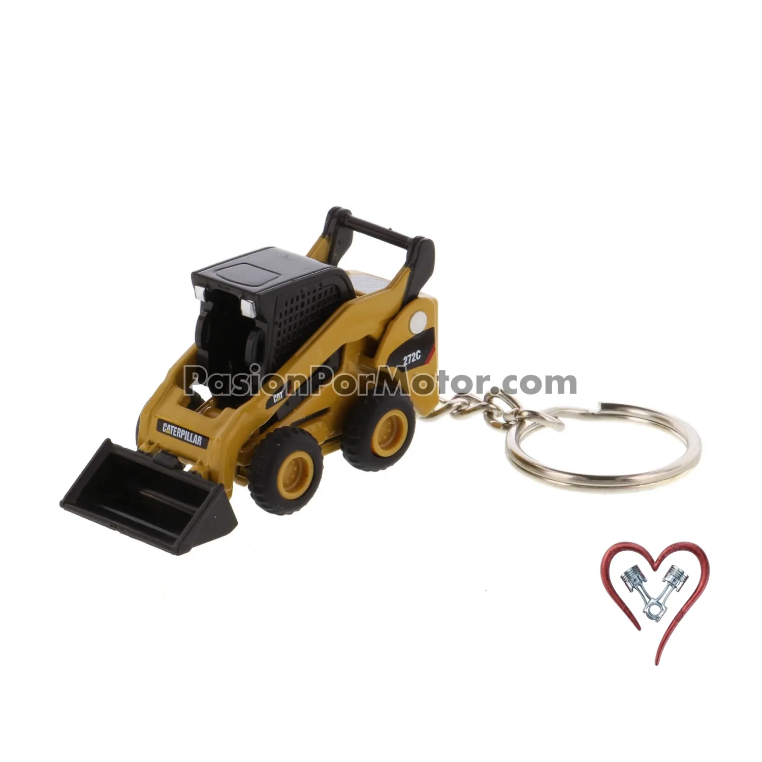 Llavero 2.35 Pulgadas / Caterpillar 272D2 Micro Skid Steer Loader DIE CAST MASTERS Mini Cargador 04913