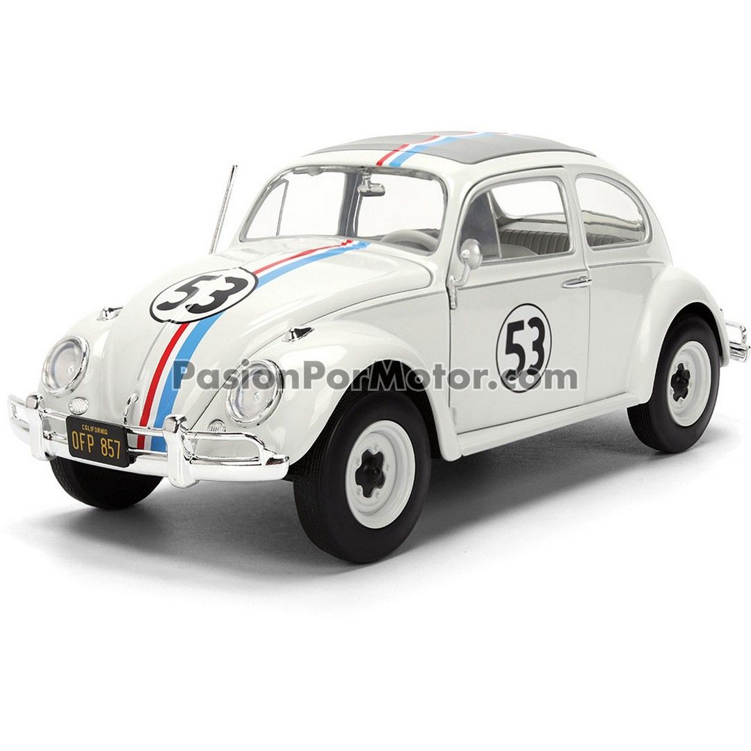 1:24 Volkswagen Beetle 1963 Herbie The Love Bug JADA TOYS Disney 05000