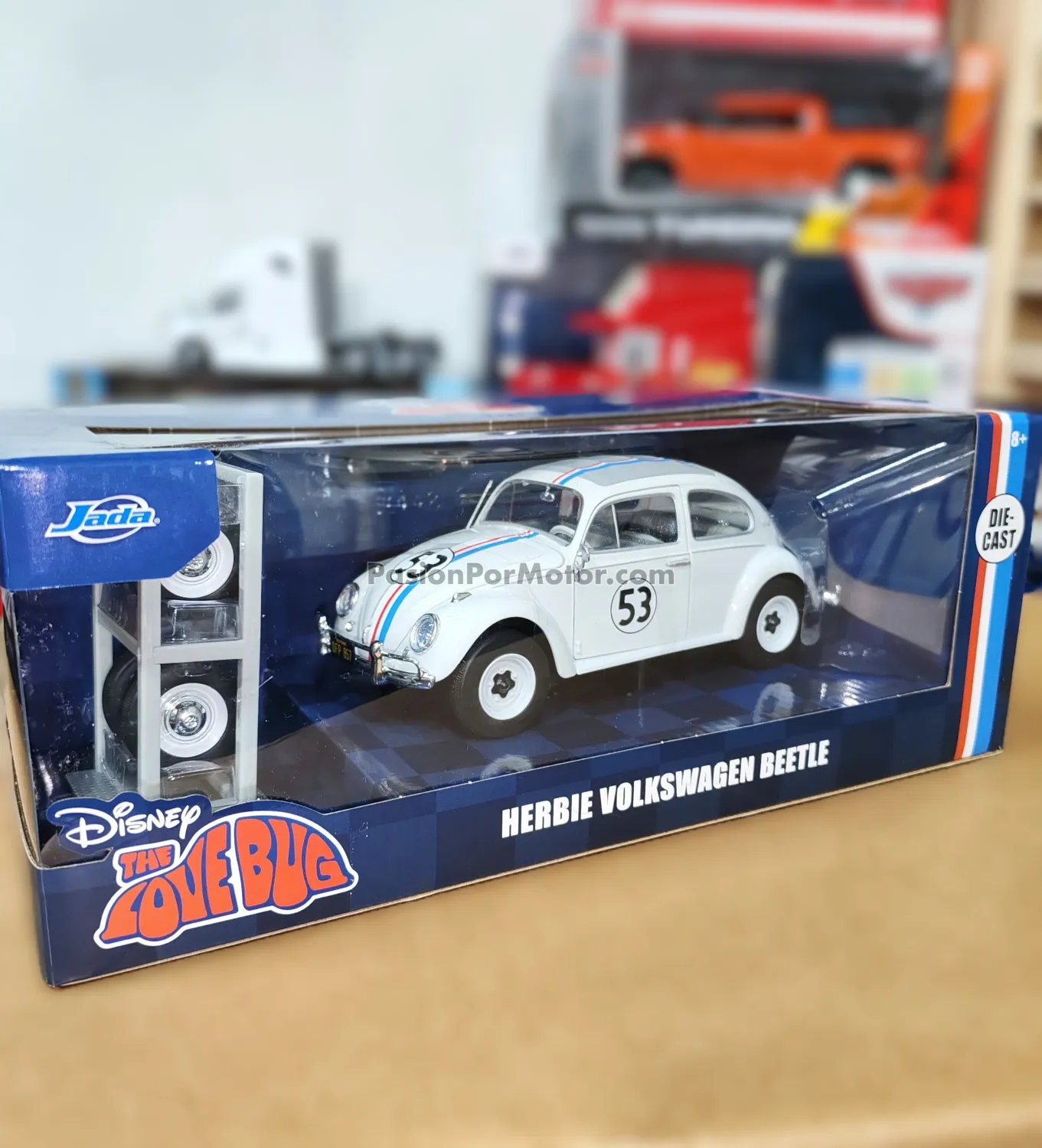 1:24 Volkswagen Beetle 1963 Herbie The Love Bug JADA TOYS Disney 05000