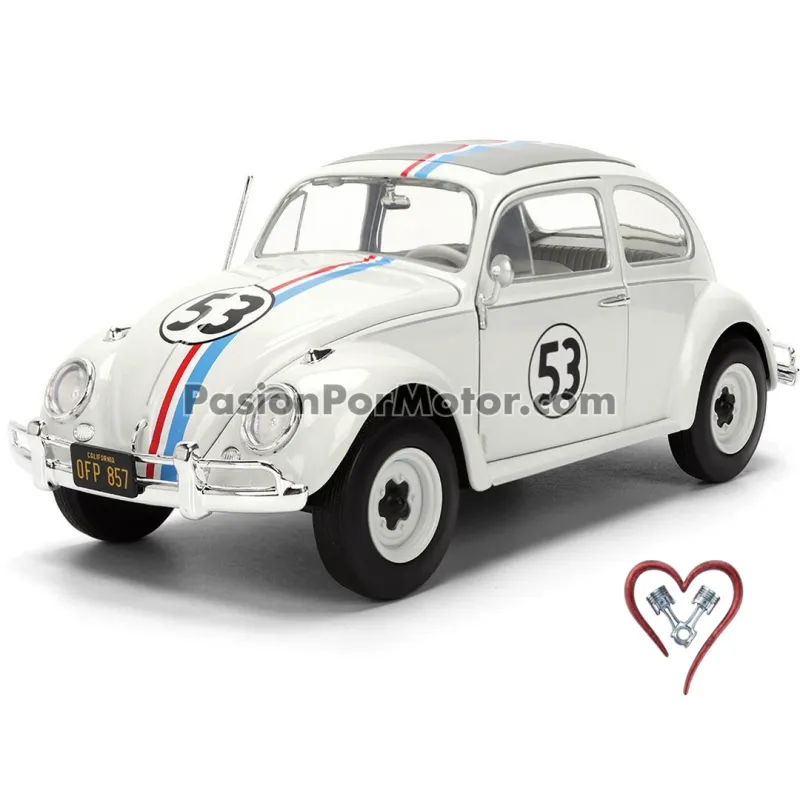 1:24 Volkswagen Beetle 1963 Herbie The Love Bug JADA TOYS Disney 05000 1:24 Volkswagen Beetle 1963 Herbie The Love Bug JADA TOYS Disney 05000