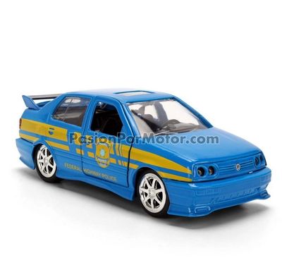 5 Pulgadas / 1:34 Volkswagen Jetta Sedan A3 1993 Policia Federal Río Rapido y Furioso 5 JADA TOYS 1:32 04998