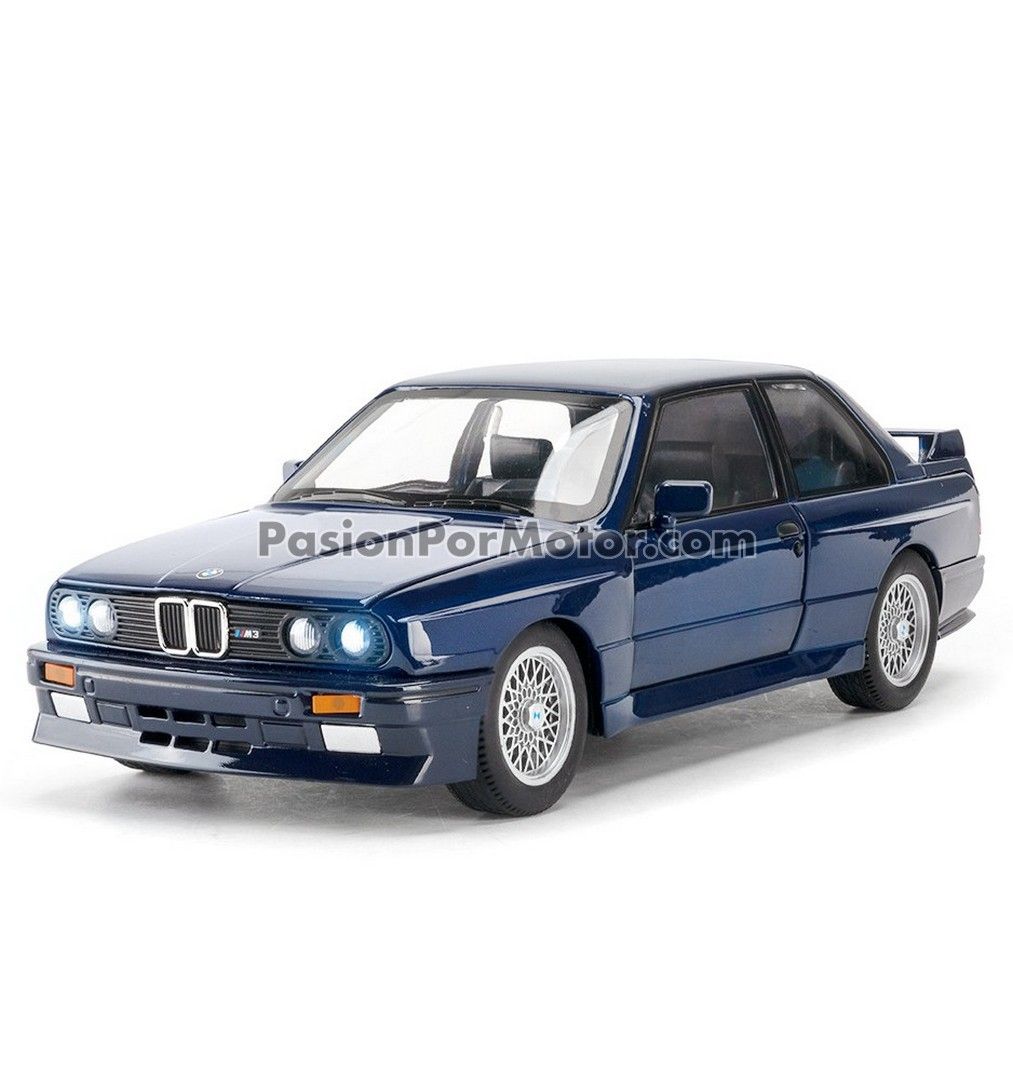 1:24 BMW M3 E30 1986 Azul Con Luz y Sonido 05030 1:24 BMW M3 E30 1986 Azul Con Luz y Sonido 05030