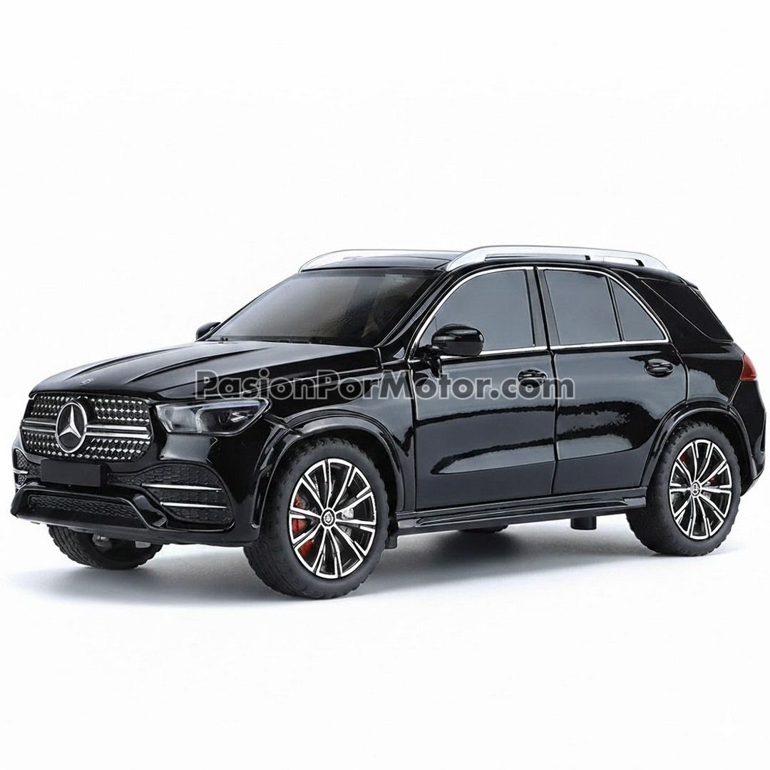 1:24 Mercedes Benz GLE 350 SUV 2019 Negro Con Luz y Sonido 05029 1:24 Mercedes Benz GLE 350 SUV 2019 Negro Con Luz y Sonido 05029
