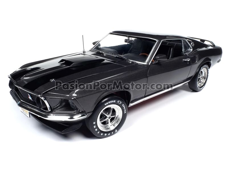 1:18 Ford Mustang Boss 429 1969 Plata John Wick AUTO WORLD Silver Screen 05039 1:18 Ford Mustang Boss 429 1969 Plata John Wick AUTO WORLD Silver Screen 05039